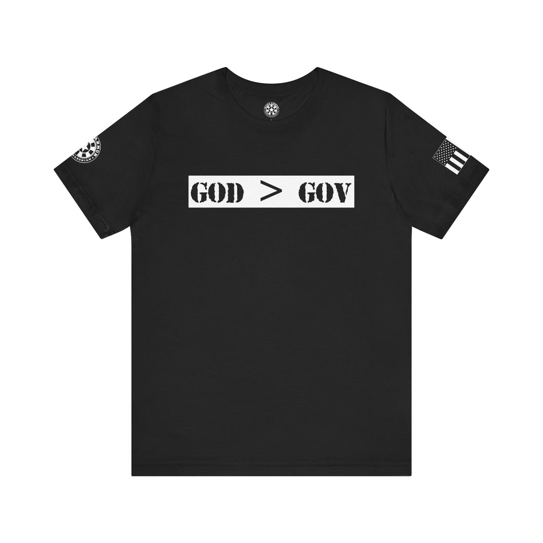 GOD > GOV - God's Got My 6 - T-Shirt