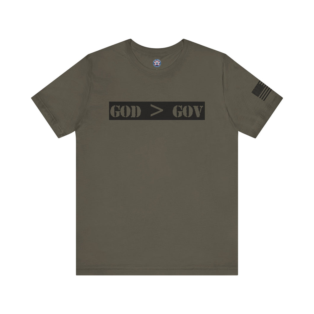 GOD > GOV - God's Got My 6 - T-Shirt