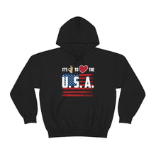 Load image into Gallery viewer, It&#39;s OK to ❤ the U.S.A. - Hoodie

